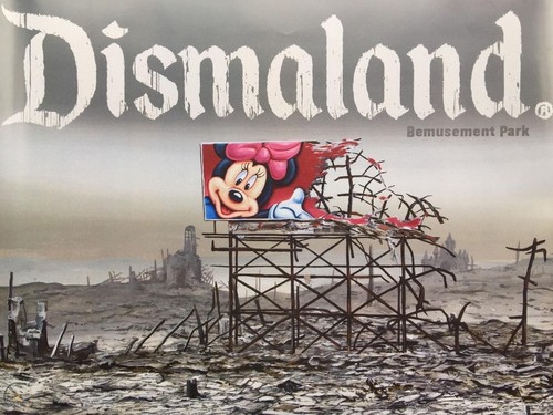 Banksy dismaland poster - banksy,