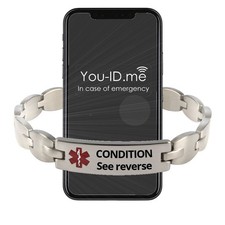 Medical bracelet engraved men - medical,