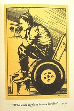 1950 Sergeant Biggles CID Illustrated Vintage Book Dust Jacket Wrapper W.E.Johns