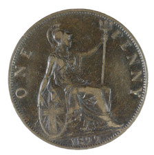 1899 Queen Victoria Penny