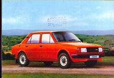 Skoda 105L 120LS 120L Italian market sales brochure 1985