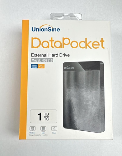 External hard drive - , black