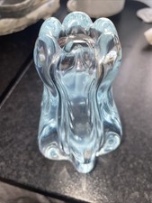 Orrefors Scandinavian Swedish SIGNED Polaris glass vase 2257/2 16.5cm