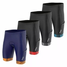 Men Cycling Shorts with Pockets 3D Anti-Bac Padding All Day Men MTB Bike Shorts