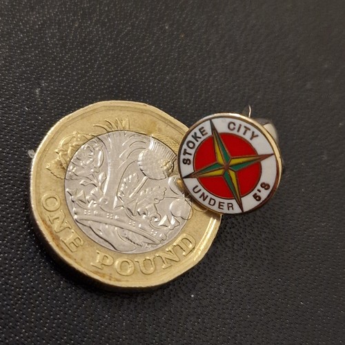 Stoke city micro badge - stoke,