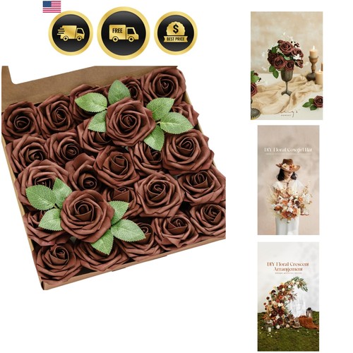 Artificial flowers roses with - flowers,