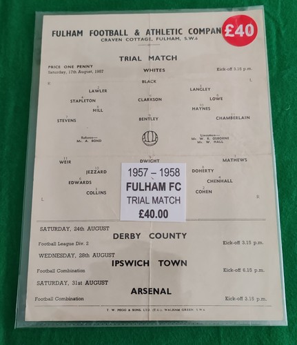 Fulham trial practice - trial,