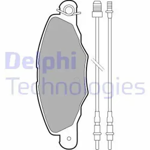 Brake pads low - brake, lp1629