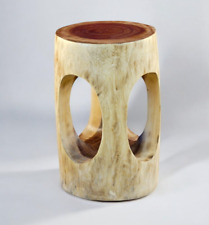 Wooden Side Table Solid Wood Bedside Table Table Flower Stand Tree Trunk Round New