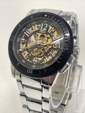 Prince London Gents Automatic Self Winding Skeleton Watch - Large Wrist 21cm