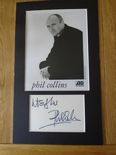 Phil Collins Genesis Genuine Signed Authentic Autograph - UACC / AFTAL.