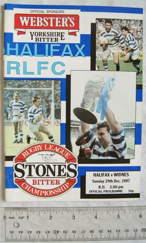 1987 programme halifax - halifax, v