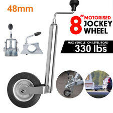48mm Heavy Duty Jockey Wheel with Clamp Solid Rubber Wheel Trailer Caravan Boat