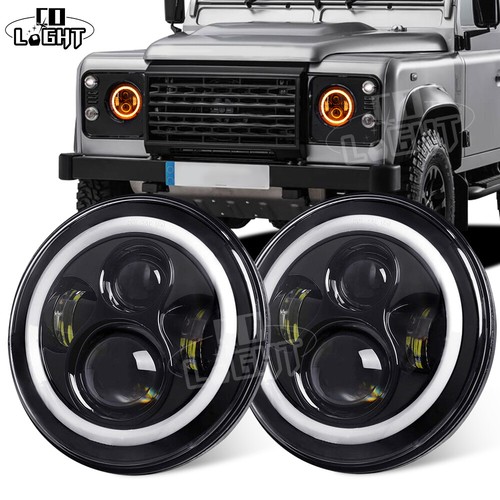 Pair led headlights hi - led,