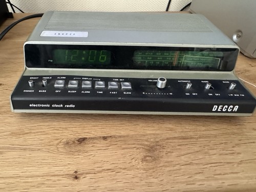 Decca ecr 150 vintage clock - ecr-150,