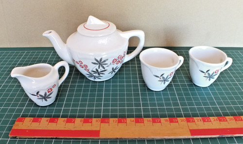 Vintage larger dolls tea set - dolls,