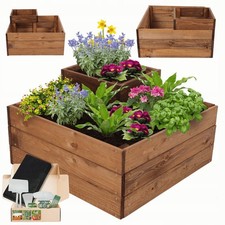 Wooden Corner Cascade Planter