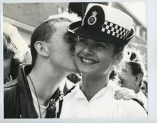 East Street Market WPC Jenny Hawes 1st Centenary Kiss 1980 VTG Photo