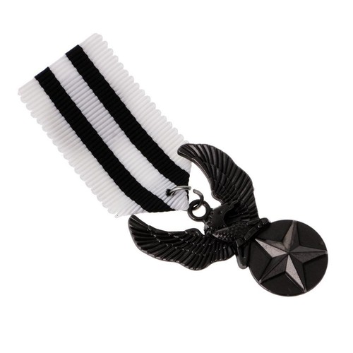 Fabric alloy medal badge - alloy,