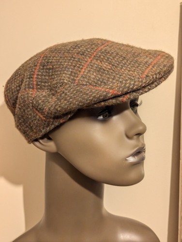 Harris tweed flat cap mens - tweed,
