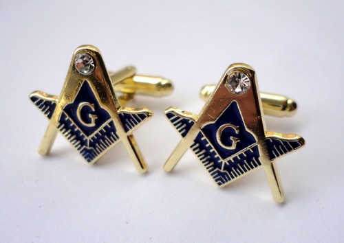 Pre owned freemason cufflinks - pre-owned,