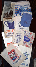 10 x Vintage 1950s Paper Bags