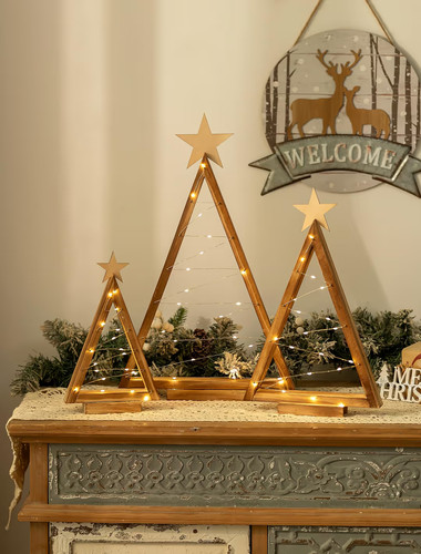 Romadedi wooden christmas tree - wooden,