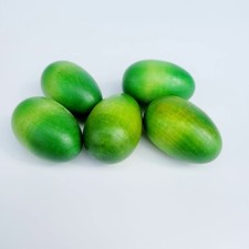 WOODEN EGGS, SET 5, EASTER