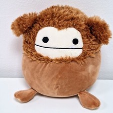 Squishmallow Benny The Bigfoot 7.5” Soft Plush Golden Sparkly Tinsel Hair