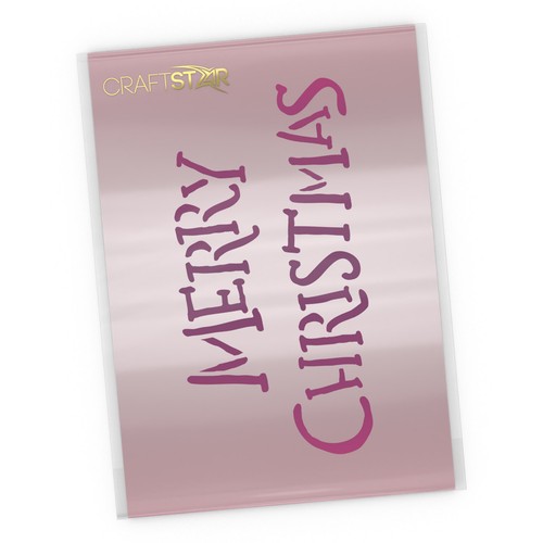 Merry christmas stencil - christmas, hand