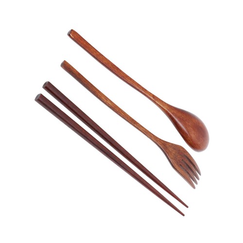 Wooden spoon chopsticks three - wooden,