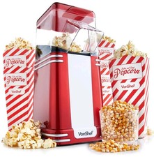 VonShef Popcorn Machine Retro