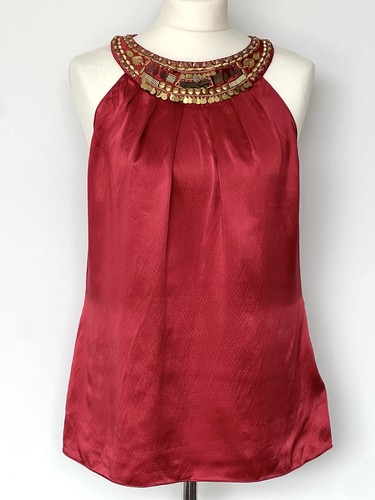 Monsoon nwt 100 silk red - monsoon,
