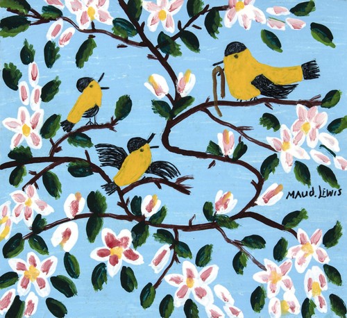 Maud lewis signed - maud, (handmade)