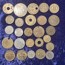 Brass Coin Tokens  Job Lot 26
