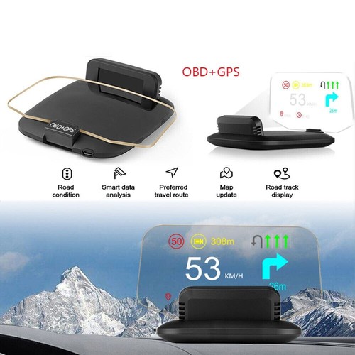 Car obd2 head display - up,