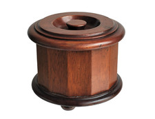 Dunhill Humidor The White Spot Mahogany Dodecagon Tobacco Humidor Q761