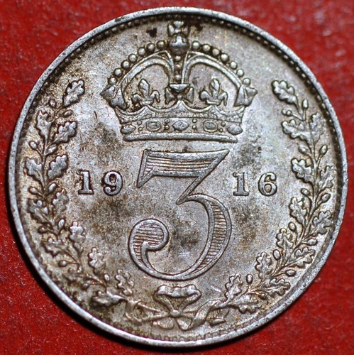 Great britain pence 1916 - great, km#