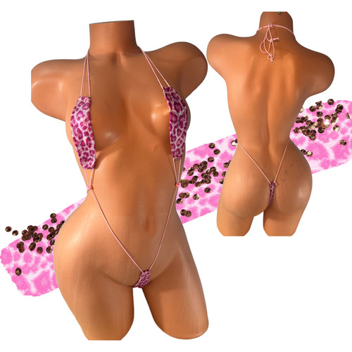 Holographic pink cheetah - holographic, micro
