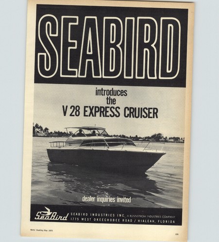 1970 paper seabird - ad, v