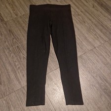 F&F Black Pull-On Trousers, Size 14  Elasticated Waist, 29  Leg