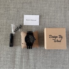 Design wood men watch - design, by