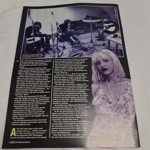 Vintage nirvana kurt cobain - vintage,