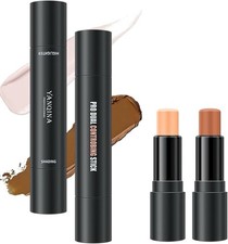 Contour Stick, 2 in 1 Body Face Highlighter Stick and Shading Sticks, Double-en