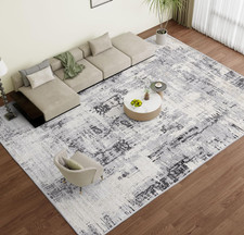 Vamcheer Washable Grey Rug