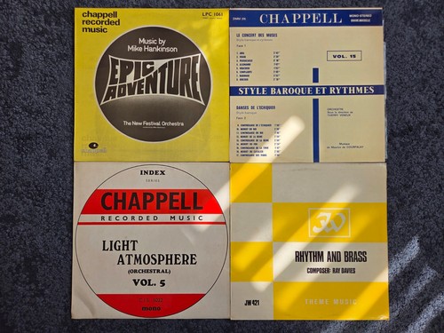 Library music lps - 4,