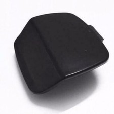 Black rear tow hook cover - black, eye