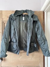 HUCKE Green Lightweight Jacket, Very Detailed, Fully Lined, Washable - SIZE 10