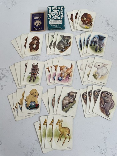 Animal snap card - animal, game,