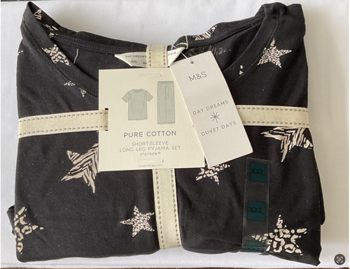 Lounge wear black star or - m&s,